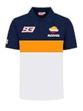 Repsol Marc Marquez 93 MotoGP Panel Blue Polo Shirt Offiziell 2020