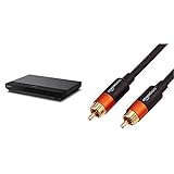 Sony UBP-X700 4K Ultra HD Blu-ray Disc Player (4K HDR, 4K Streaming Dienste, Super Audio CDs (SACD), USB, WiFi, HDMI) Schwarz & Amazon Basics PBH-22671 Digitales Audiokabel / Koaxialkabel, 2,4