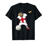 Dabbing Rottweiler England Trikot English Volleyball Fans T-S