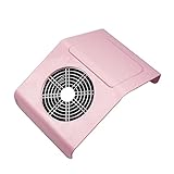 Nagelstaubsauger Leistungsstarker Dunstabzugsventilator für Maniküre 40W starke Absaugung ALL für Maniküre-Staubsauger-Staubreiniger für Nagelstaubabsorber (Color : Pink Vacuum Cleaner)