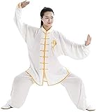WINECO Four Season Tai Chi Uniform Set, Kampfsport Anzug Tai Chi Anzüge Tang-Anzug Martial Arts Bekleidung Chinese Traditional Folk Taiji im Freien Gehen Morgen Sprots, Zen-M