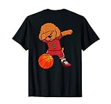 Dabbing Pudel Marokko Basketball Fans Trikot Bball Liebhaber T-S