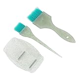 Haarfärbeset, Rutschfestigkeit Basis 3pcs Friseurzubehör Haarfärbemittel Rührschüssel Spitzer Schwanzgriff für Friseur für F