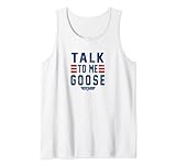 Top Gun Talk To Me Goose Distressed Text Standard t-shirt Tank Top