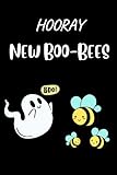 HOORAY NEW BOO-BEES: Funny Cute Blank Lined Journal for New Boob Job, Mastectomy Gift, Breast Reduction/Enlargement Surgery Gift, Breast Implants Surgery For Girlfriend, Women Friends, W