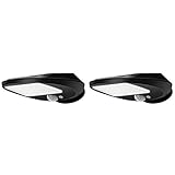 Andylies 2 StüCk Solar Licht Induktion DrauuEn Wand Leuchte DrauuEn Wasserdicht Sparend StraaE Hof Pfad Haus Garten 30 L