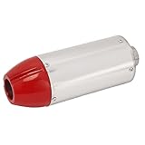 Motorrad Auspuff Schalldämpfer, Motorrad Auspuff Metall Komplette Auspuffanlage Schalldämpfer Hinterrohr Ersatz für CRF50/XR50