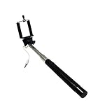Selfie Stick mit Auslöseknopf für Samsung Galaxy A5 (2016) SM-A520F;Länge, ausgezogen ohne Klemmhalterung: ca. 1 M