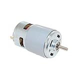 CHANCS 775 DC Motor 12V/24V Mini Getriebemotor Hohes Drehmoment High Speed 10000U/min Getriebemotor Elektronische Komponenten Motor für DIY Elektrosäg