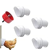 CUTEH DIY Huhn Ente Feeder Ports, Gravity-Feed Kit Feeder, Regen Beweis Geflügel Feeder Schwerkraft Automatische, einfach Verwenden für Eimer, Bins, Tröge und M
