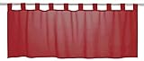 Elbersdrucke Basic 04 Bistrogardine, Polyester, rot, 48 x 140