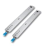 Dreischnitte Voller Expansionsschieber, Schwere Kugellager, Verriegelung, Stummschaltung, Automatisch Geschlossen, 120 Kg Tragfähigkeit, 1 Paar (2 Stück) (Size : 30.4cm)