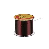 500 m Angelschnur Nylon Rot Angeldraht Monofile Angelschnur Starke Spannung Hohe Belastung Schnur Parallelierte Rolle Gewinde Schnur Abriebfest (4 (Durchmesser: 0,33 mm)