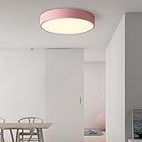 Avior Home 48 W LED Deckenlampe Deckenleuchte'Pastell' Warmlicht, Pink Ø60 cm für Wohnzimmer, Schlafzimmer, Kü