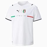 PUMA Unisex Kinder Figc Away Replica Jr T Shirt, Puma White-peacoat, 152 EU