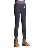 joyvio Damen Damen Neue Thermo Winter Dicke Pelzige Fleece Gefütterte Leggings (Color : Dark Gray, Size : XXL)