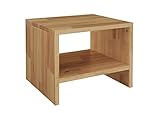 Erst-Holz® Nachttisch Buche Massivholz geölt Nachtkästchen Beistelltisch 90.20-K31-geö