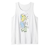 Disney Peter Pan Tinkerbell Airbrush Style Sketch Tank Top