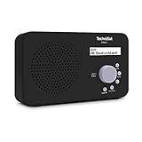 TechniSat VIOLA 2 tragbares DAB Radio (DAB+, UKW, Lautsprecher, Kopfhöreranschluss, zweizeiligem Display, Tastensteuerung, klein, 1 Watt RMS) schw