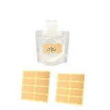Tragbare Reiseflüssigkeits-Make-up-Tasche mit Etiketten, Reisegröße, nachfüllbar, Kunststoff, 30 ml, für Kosmetiklotion, Shampoo, Gesichtscreme, Handseife, 15 Stück