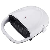 Ldfzq 2000W Elektrischer Heizlüfter,Tragbare Wandheizung,3 Heizstufen,Wandheizlüfter für Badezimmer,Zuhause (Color : White)