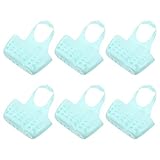 SOLUSTRE 6Pcs Küche Waschbecken Lagerung Korb Küche Waschbecken Regal Seife Schwamm Drain Rack Halter Küche Organizer Spüle Zubehör für Küche Bad B