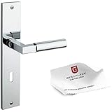 Bauhaus Türbeschlag GRO PRIME 20-04ZAMAK MPC BB im Design nach Gropius & Meyer 1922/1923 — Beschläge Hamburg: Türgriffe, Türklinken, Türdrücker — Innentür, Chrom p