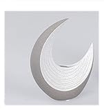 Dekorative Vase 14x17cm Serie Nature Spirit grau-weisse Keramik in Stein-Optik