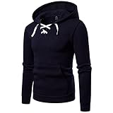 ZDDHOODY Herren Sweatshirt Kapuzenpullover Pullover Hoodie Sweatjacke Casual Streetwear Basic Style Herbst Winter Sport Oberteil Fitness Läuft Kapuzenpulli Gym Langarm Pullover Hoodies Langarm Top