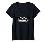 Damen Widerstand ist Zwecklos Design Elektrotechnik Widerstand T-Shirt mit V