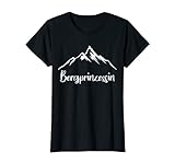 Damen Bergprinzessin Wanderin Berge Wandern Frauen T-S