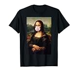 Mona Lisa Kaugummi Leonardo da Vinci Shirt Tshirt Kunstdruck T-S