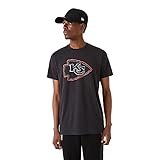 New Era Kansas City Chiefs T-Shirt NFL Trikot Jersey American Football Fanshirt Outline Logo schwarz - 4XL