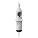 Solong Tattoo Nadeln (1005RL) Tattoo Nadeln Set # 10 Bugpin Einweg-sterilisierte professionelle Sicherheitspatronen mit Membran für Tätowierer Round Liner 20Pcs Standard Pack EN02D-20-1005RL