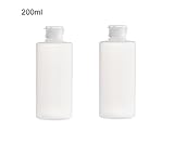3 Stück 100 ml Kunststoff-Flaschen mit Klappdeckel, leere Flaschen, transparente Reiseflaschen mit Klappdeckel, für Reisen, Sport, Outdoor-Aktivitäten usw., durchsichtig, 100