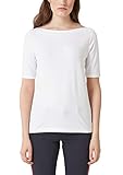 s.Oliver Damen 04.899.32.5097 T-Shirt, Weiß (White 0100), (Herstellergröße: 38)