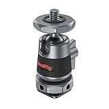 SMALLRIG Mini-Kugelkopf mit Abnehmbarer Kaltschuhhalterung zum Befestigen von Mikrofonen, LED-Leuchten, Monitoren,