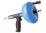 THORQUE abflussreiniger spirale abfluss spirale 7.6M x 6mm, abflussrohr, für Waschbecken und Abflüsse, rohrreinigung spirale, rohrreinigung spirale Professionelle Rohrreinigungs-Sonde flexib