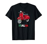 Roller Scooter Mopedfahrer Moped Vintage Love Retro Italien T-S