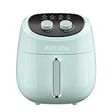 Heißluftfritöse Fritteuse Friteuse Luftfritteuse Fritteuse Airfryer Air Fryer Steuerung Timer&Temp,Automatische Abschaltung 1400W,4L. (Aqua)