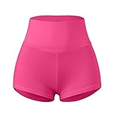 Fensst Bedruckte Hose, aktiv, sexy Hose, Pullover, Sport, Yoga, Hot Damen, kurze Yogahose, hot pink, M