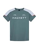 Hackett London Mens AMR Tour Tee T-Shirt, 8IOSEA Foam, XS