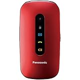 Panasonic KX-TU456EXRE Seniorenhandy (Notfalltaste, Sprachverstärker, Taschenlampenfunktion, große Tasten)