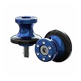 nuocaibai Motorrad Schwinge Swingarm SPOOLS Slider for HO-NDA CBR 600RR 1000RR 2004-2019 / CBR954RR 900RR 600RR CBR1000RR Motorrad CNC Ständerschraube (Color : Blau)