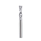 SpeTool Downcut CNC Spiralfräser VHM 2 Flöten Oberfräse Fräser Holz mit 6 mm Schnittdurchmesser , 6 mm Schaft, Router Bit zum Schneiden von H