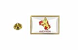 Akachafactory Pin Anstecker Flagge Karte Departement Avey