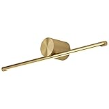 ZSMLB 16W Led Spiegel Frontlicht, Innen Messing Dekoration Badezimmer Wandlaterne, 3 Farben Temp einstellbare Spiegellampe für Spiegelschrank Schminktisch Ank