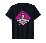 WWE Bret Hart Aufverzweifeltes Rosa T-S