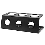 Acmdehk Edelstahl Soda Flaschenhalter, 3 Loch Soda Flaschen Abtropfgestell, Kompatibel mit Soda Flaschen mit Silikon Abflussp