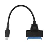 Selcouthlie 10 Gbps Typ C USB 3.1 Zu Sata Iii HDD Ssd Fest Platten Laufwerk Kabel Fuer 2,5 Zoll Sata Laufwerke Unterstuetzung Usap 20 cm Laeng